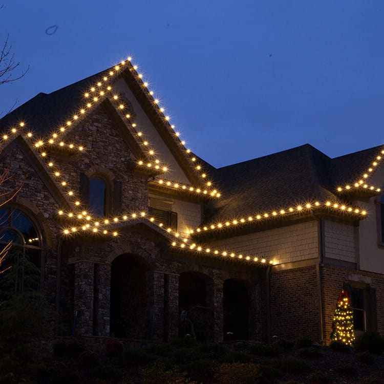 Roofline Christmas Lighting Yukon ok