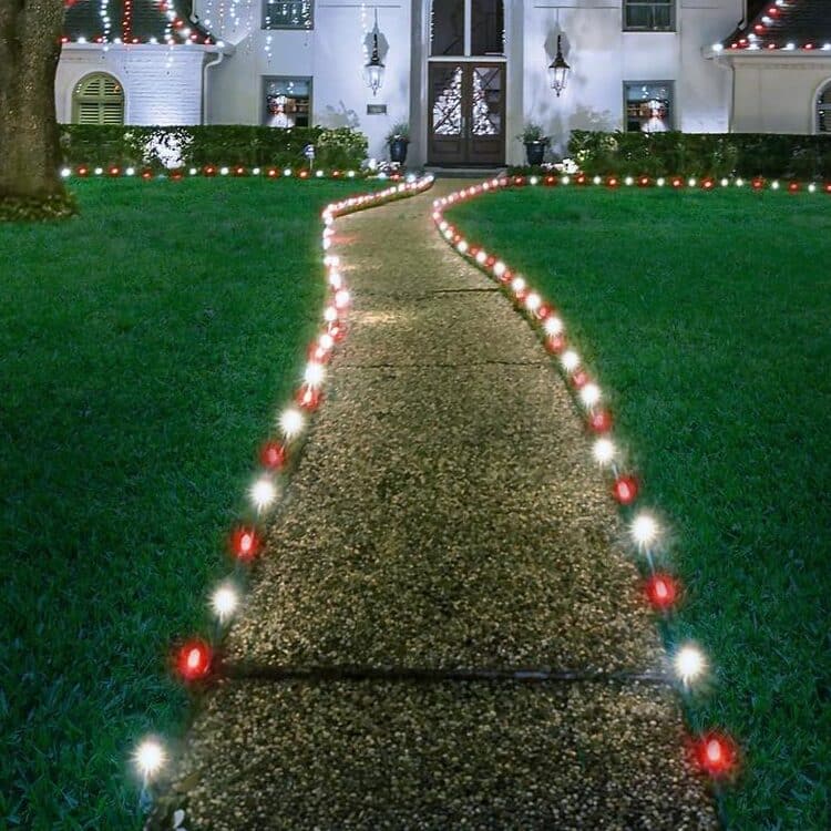 Walkway Christmas Lighting Yukon ok