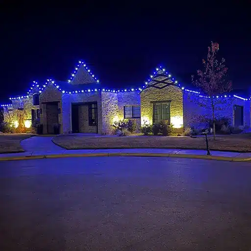 Roofline Christmas Lights Yukon, OK
