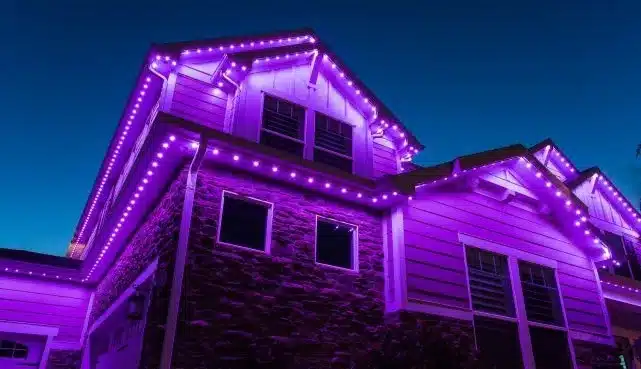 Purple Christmas Lights Oklahoma City Purple Christmas Lights OKC
