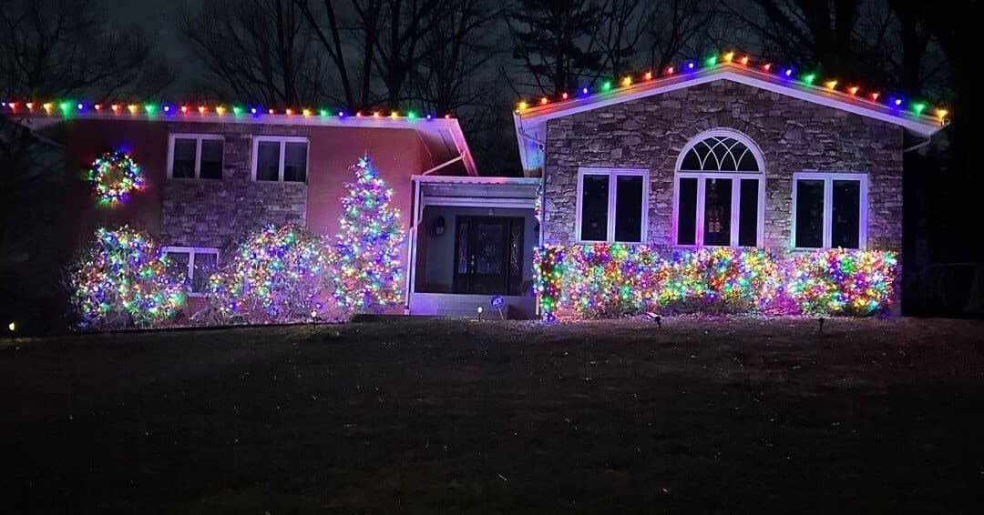 Rainbow Christmas Lights Oklahoma City - Install and Takedown