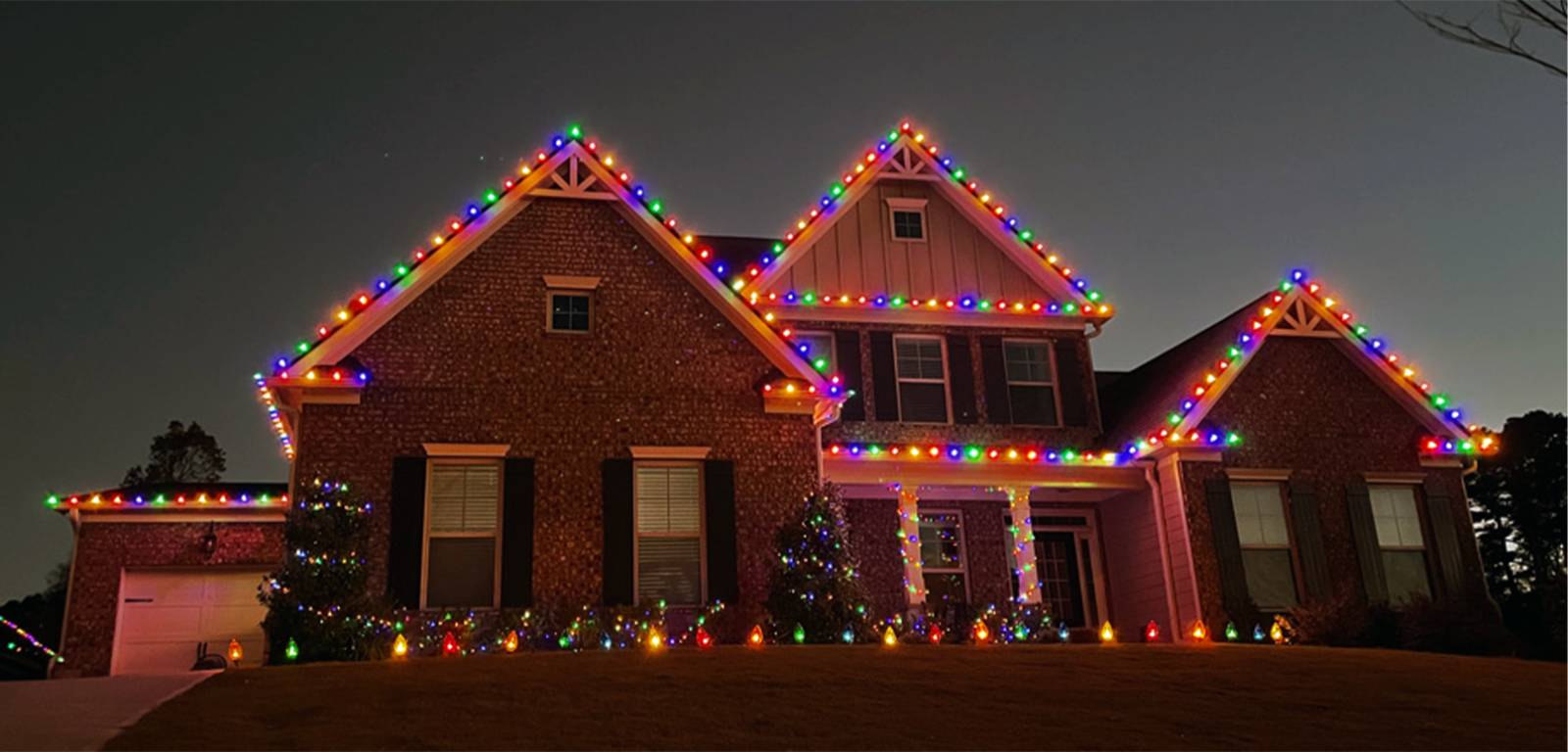 Rainbow Christmas Lights Oklahoma City - Free Quote
