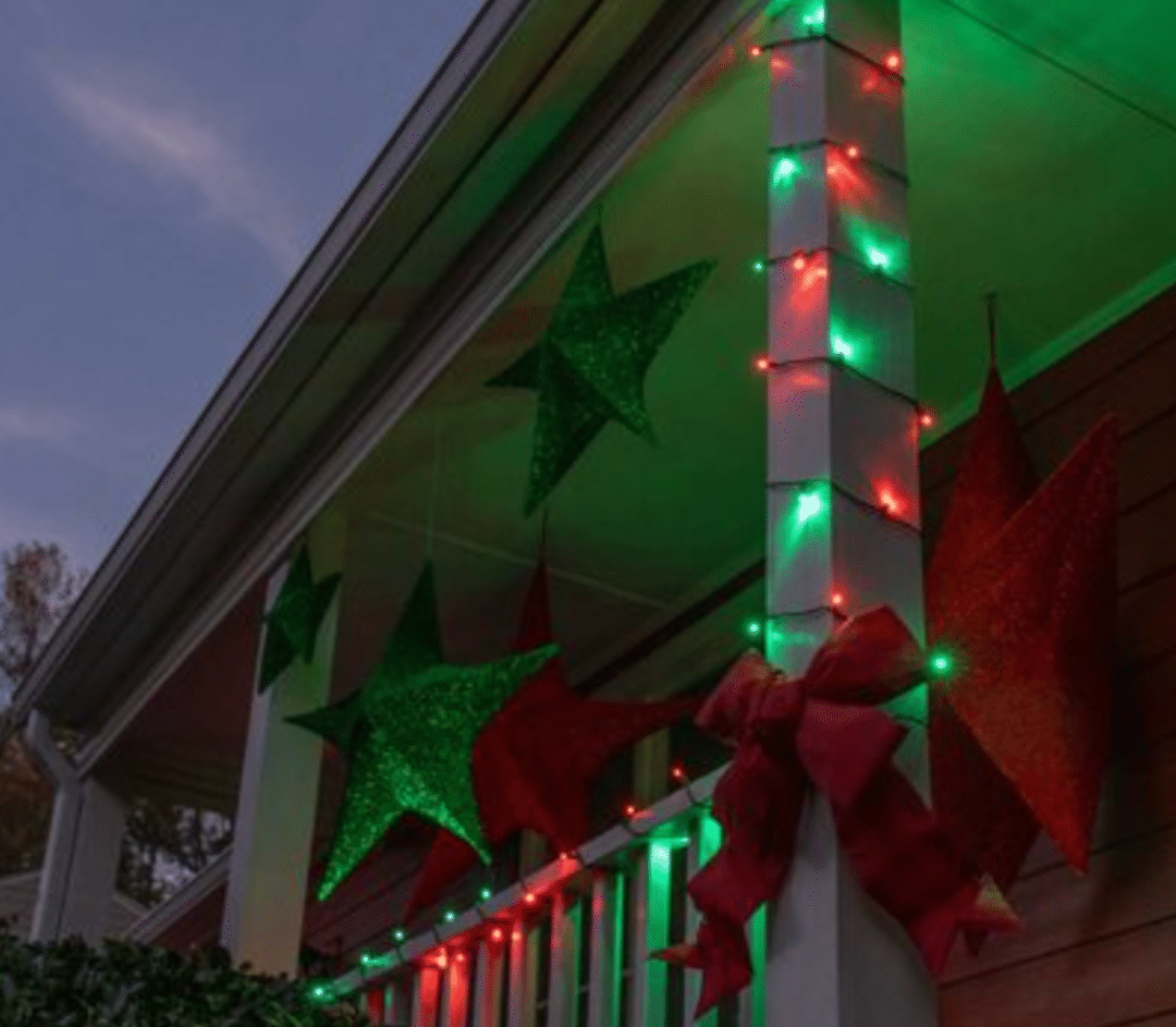 5mm Red and Green LED Christmas Lights