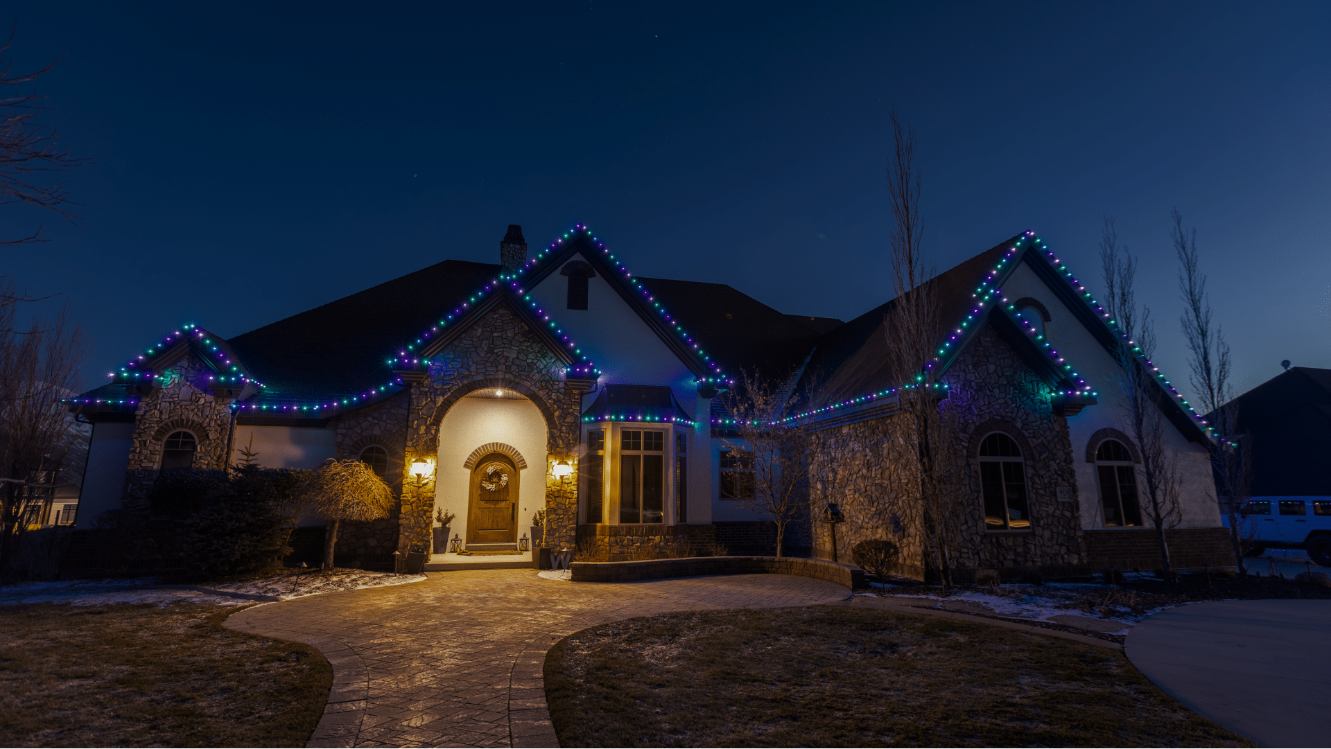 Permanent LED Lights Installation Near Edmond, OK