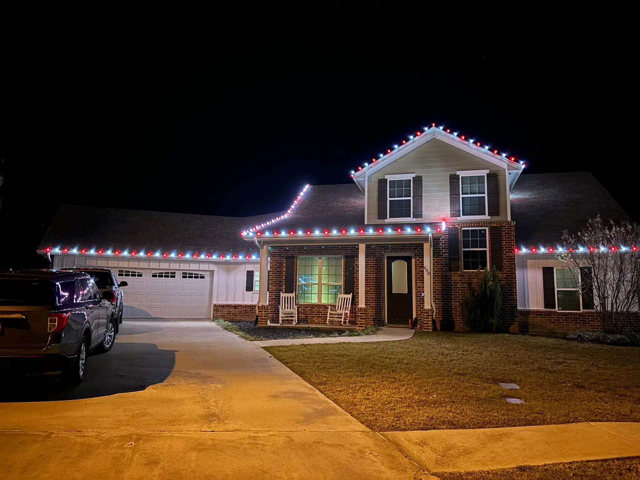 Nichols Hills Oklahoma Christmas Light Installation