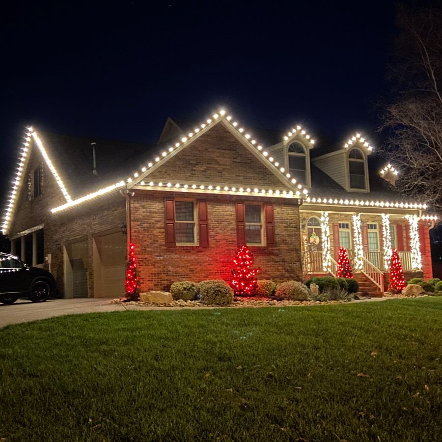 Christmas light hanging and takedown Edmond, Oklahoma
